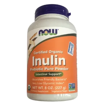 Now inulin organic pure powder 227gms