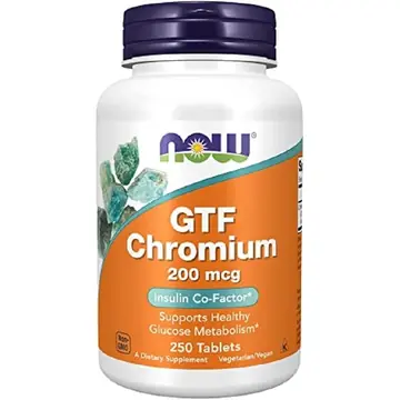 Now gtf chromium 200mcg tablets 100`s