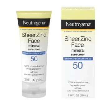Neutrogena sheer zinc SPF 50 59ml