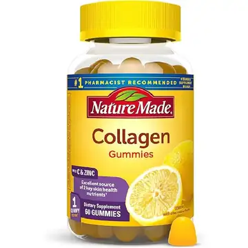 Nature made collagen gummies 60`s (lemon) thumbnail 1