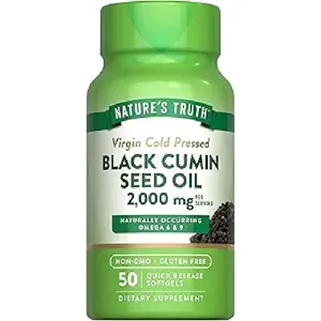 Natures truth black cumin seed oil 2000mg 50s