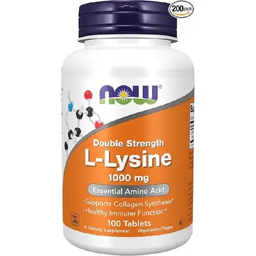 Now L-lysine 1000 MG tabs 100s