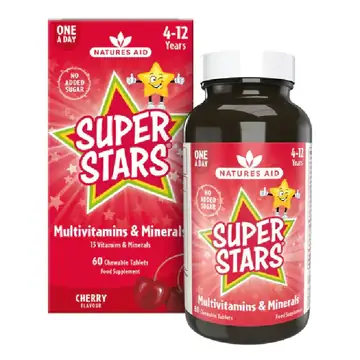 Natures super star multivitamins & minerals 13 chew 60s