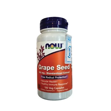 Now grape seed extract capsules 100's