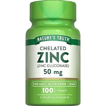 Natures truth zinc gluconate 50mg 100`s