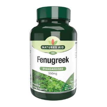 Natures aid fenugreek 500mg capsules 90s