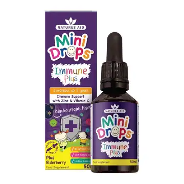 Natures aid immune plus mini drops 50ml
