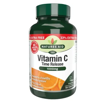 Natures aid vitamin c time release 1000mg 120`s
