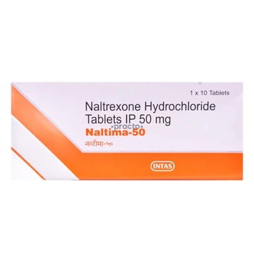 Naltima (naltrexone hcl) 50mg tablets 10's