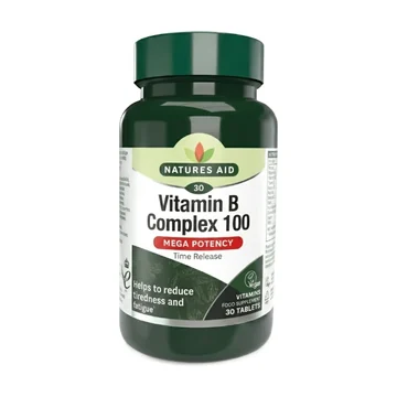 Natures aid vitamin b complex 100mg 30`s