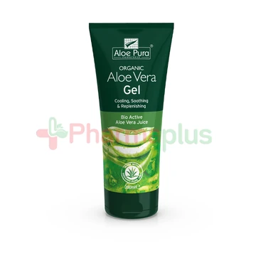 Aloe pura aloe vera gel 99% 200ml organic