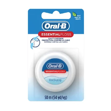 Oral b dental floss waxed mint