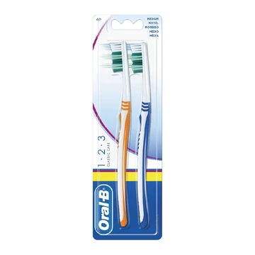Oral b toothbrush 1-2-3 classic clean med