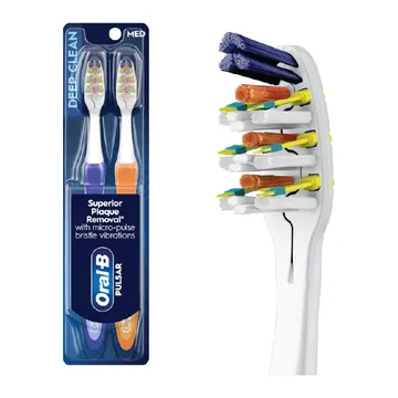 Oral b pulsar twin pack toothbrush