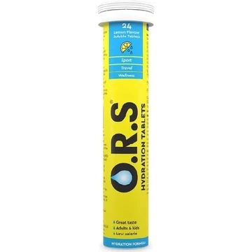 Ors hydration tablets-lemon 24s