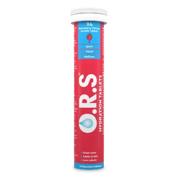 Ors hydration tablets strawberry 24s