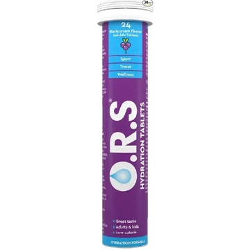 Ors hydration tablets blackcurrant 24s