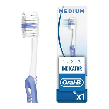 Oral b toothbrush 123 indicator medium 35