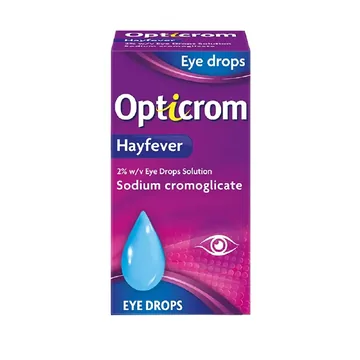 Opticrom hayfever eye drops 10ml