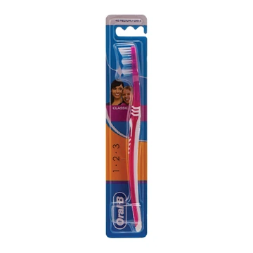 Oral b toothbrush 1.2.3 Twin medium 40 natural fresh