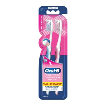 Oral-b gum & enamel toothbrush extra soft 2s