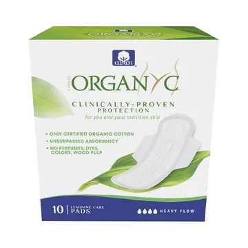 Organic cotton maxi pads 10s