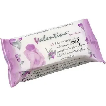 Pocket maxi valentina hygiene intimate wipes 20s