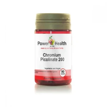 Power health chromium picolinate 200 tabs