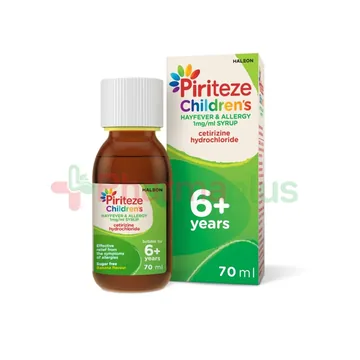 Piriteze childrens allergy syrup 6+ years 70ml