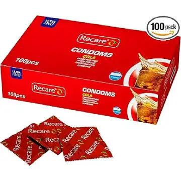 Recare condoms dotted & ribbed 12's