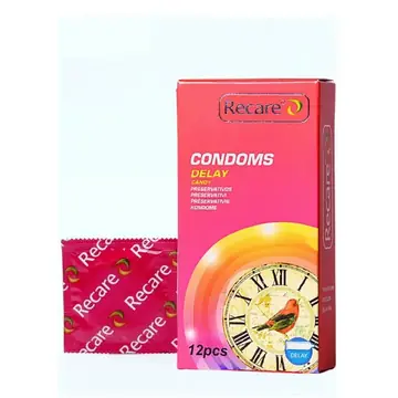 Recare condoms colour fruit flavour 12's