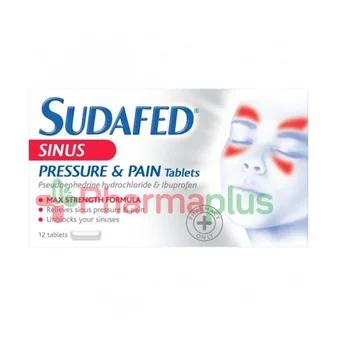 Sudafed sinus pain and pressure 12`s