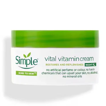 Simple vital vitamin(night) cream 50mls thumbnail 1