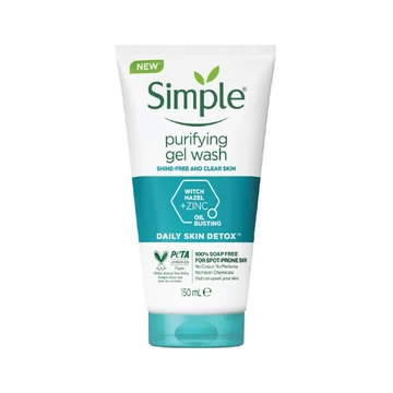 Simple purifying f/wash daily detox 150ml