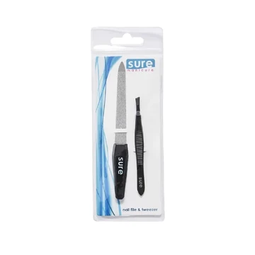 Sure manicure (tweezer,file)