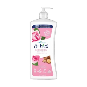 St. Ives smoothing b/L rose & argan oil 621ml