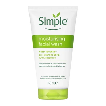 Simple kts moisturising foaming facial wash 150ml