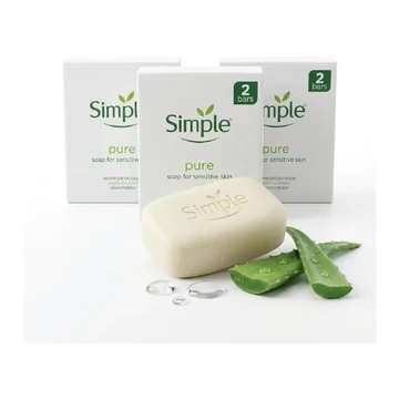 Simple pure soap sens twin pack 100g