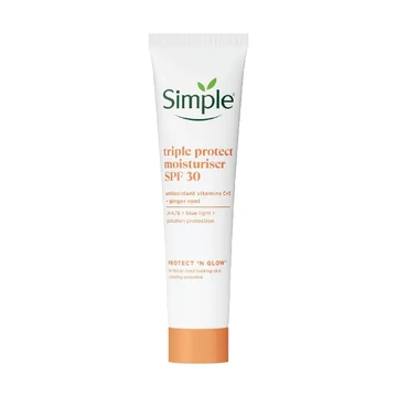 Simple triple protect moisturiser spf30 40ml