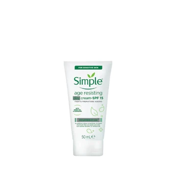 Simple age resisting day cream spf15 50ml