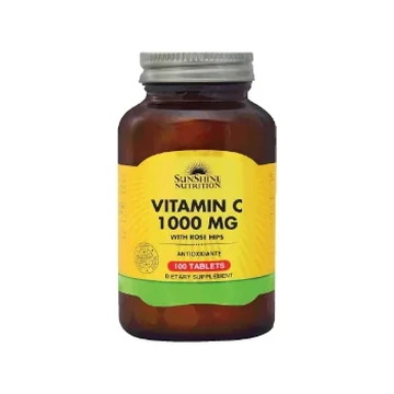 Sunshine nutrition vitamin c 1000mg tablets 100's