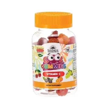 Sunshine nutrition cool gummies vitamn c 60's