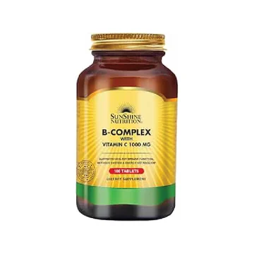 Sunshine nutrition b-complex with vit c 1000mg 100's