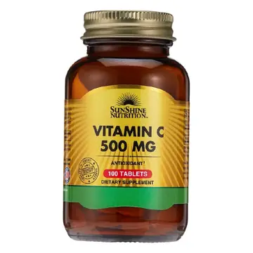 Sunshine nutrition vitamin c 500mg tablets 100's