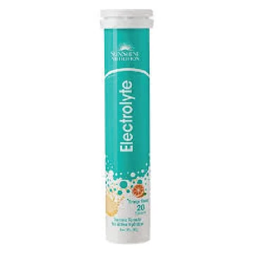 Sunshine nutrition electrolyte orange eff tabs 20's