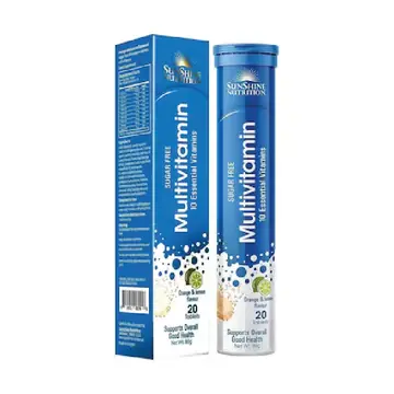 Sunshine nutrition m/vitamin orange & lime eff tabs 20's