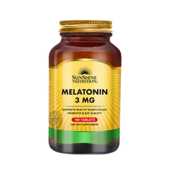 Sunshine nutrition melatonin 3mg tablets 100's
