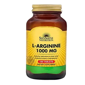 Sunshine nutrition L-argine 1000mg tablets 100's