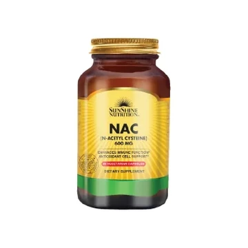 Sunshine nutrition nac 600mg caps 60's