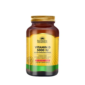 Sunshine nutrition vitamin d 5000iu caps 100's